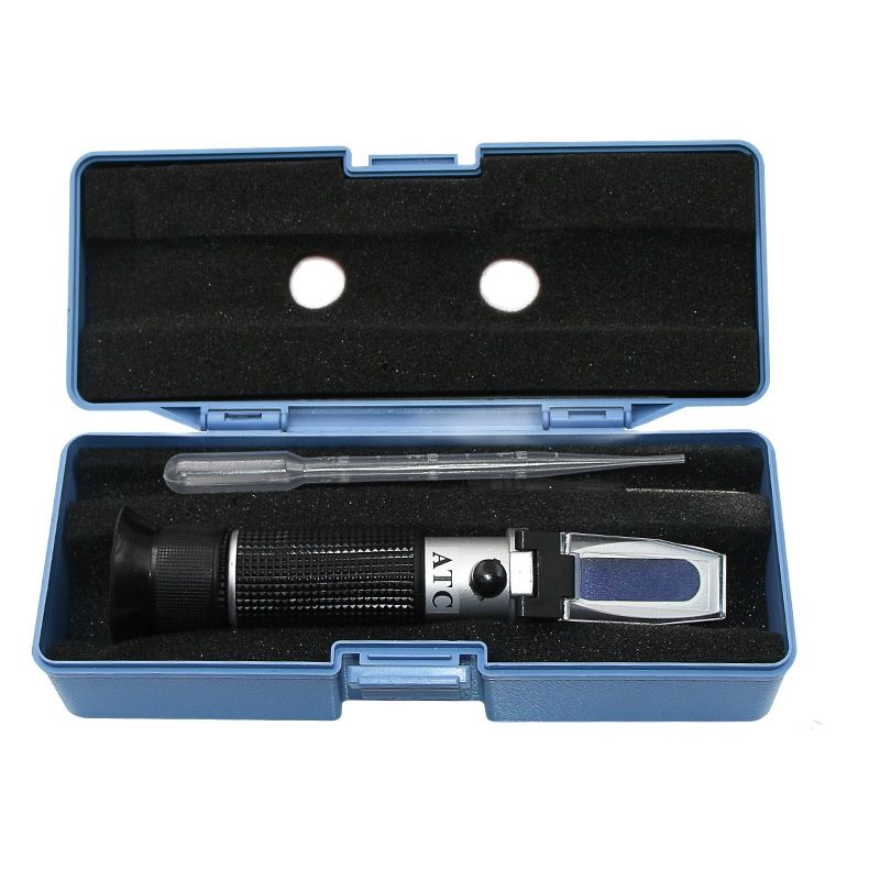 Marine Aquarium Refractometer - Refractómetro portátil para acuario, salinidad 0-10%,