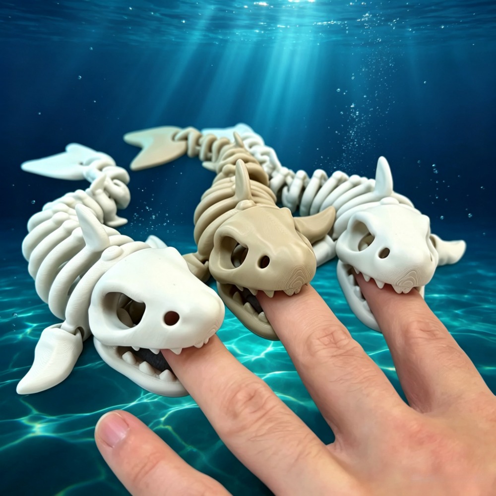 Aquarium Innovative Marine - Esqueleto de Tiburón Decorativo para Acuario,