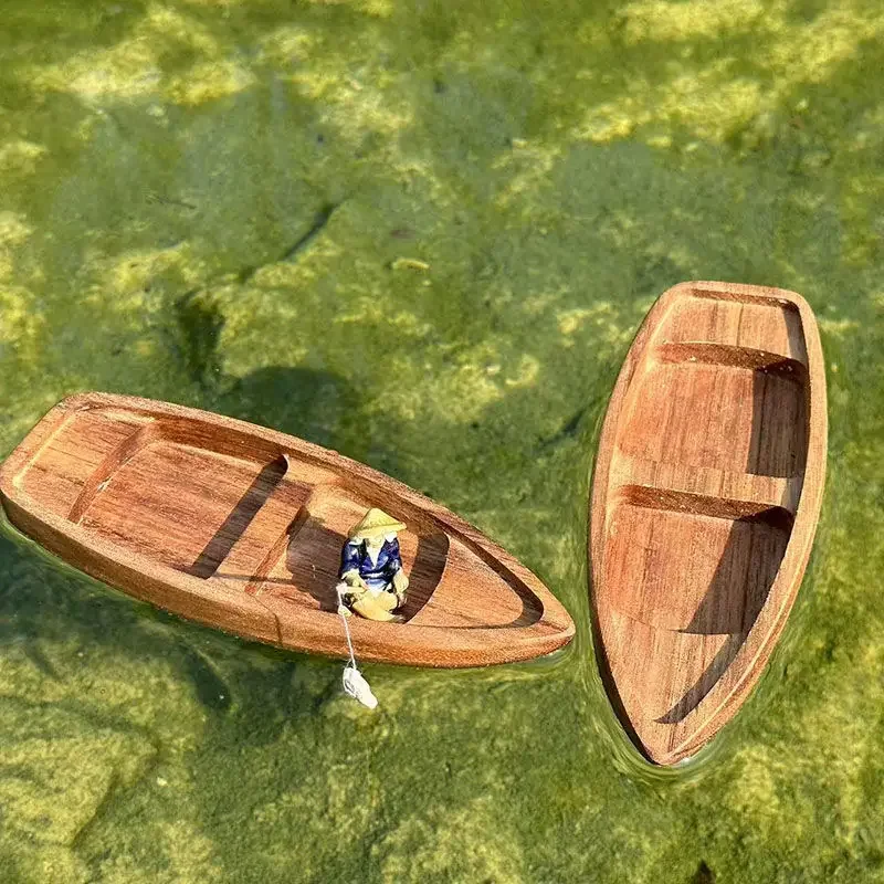 Aquarium Innovative Marine - Barco de madera hecho a mano,