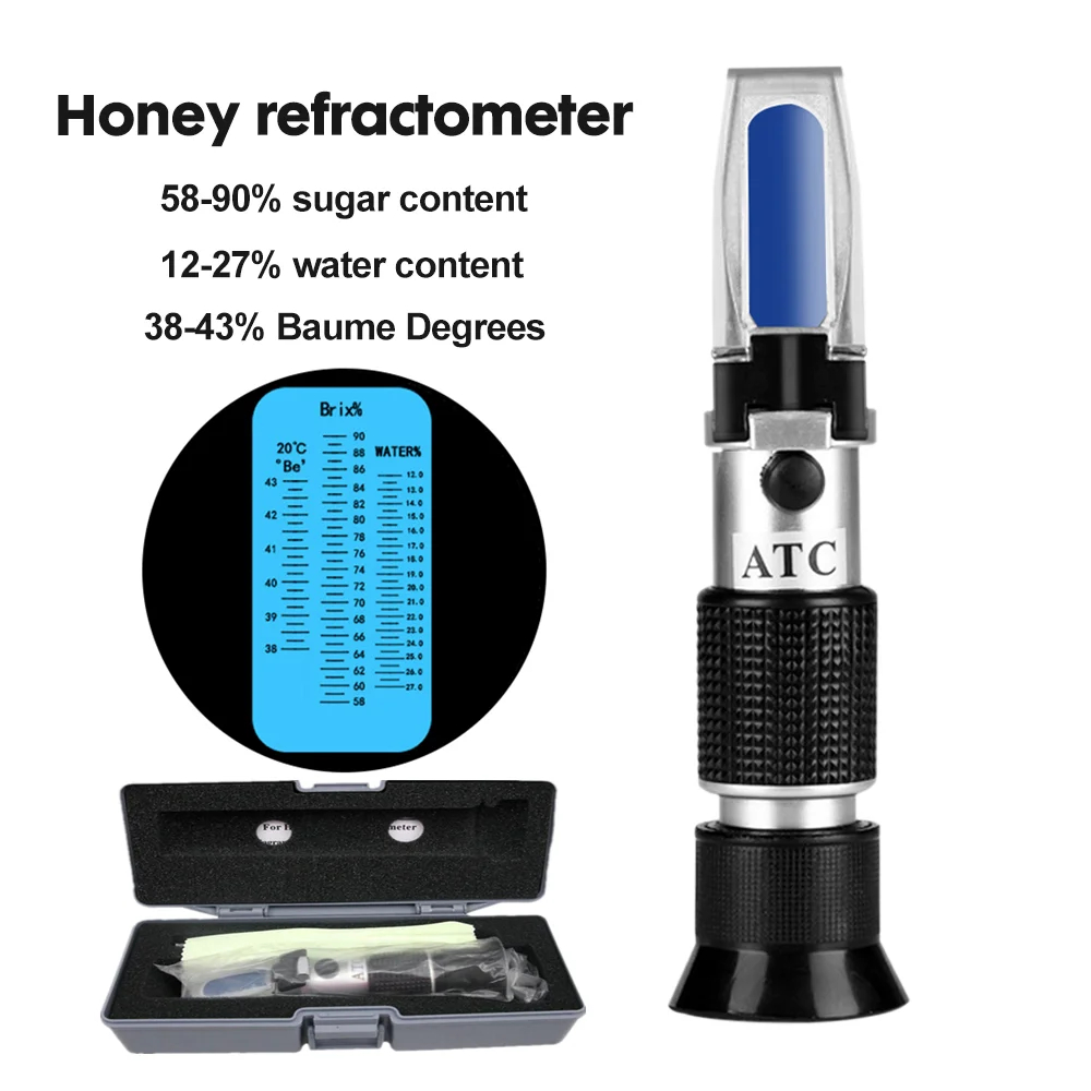 Marine Aquarium Refractometer - Refractómetro 4 en 1 para Anticongelante