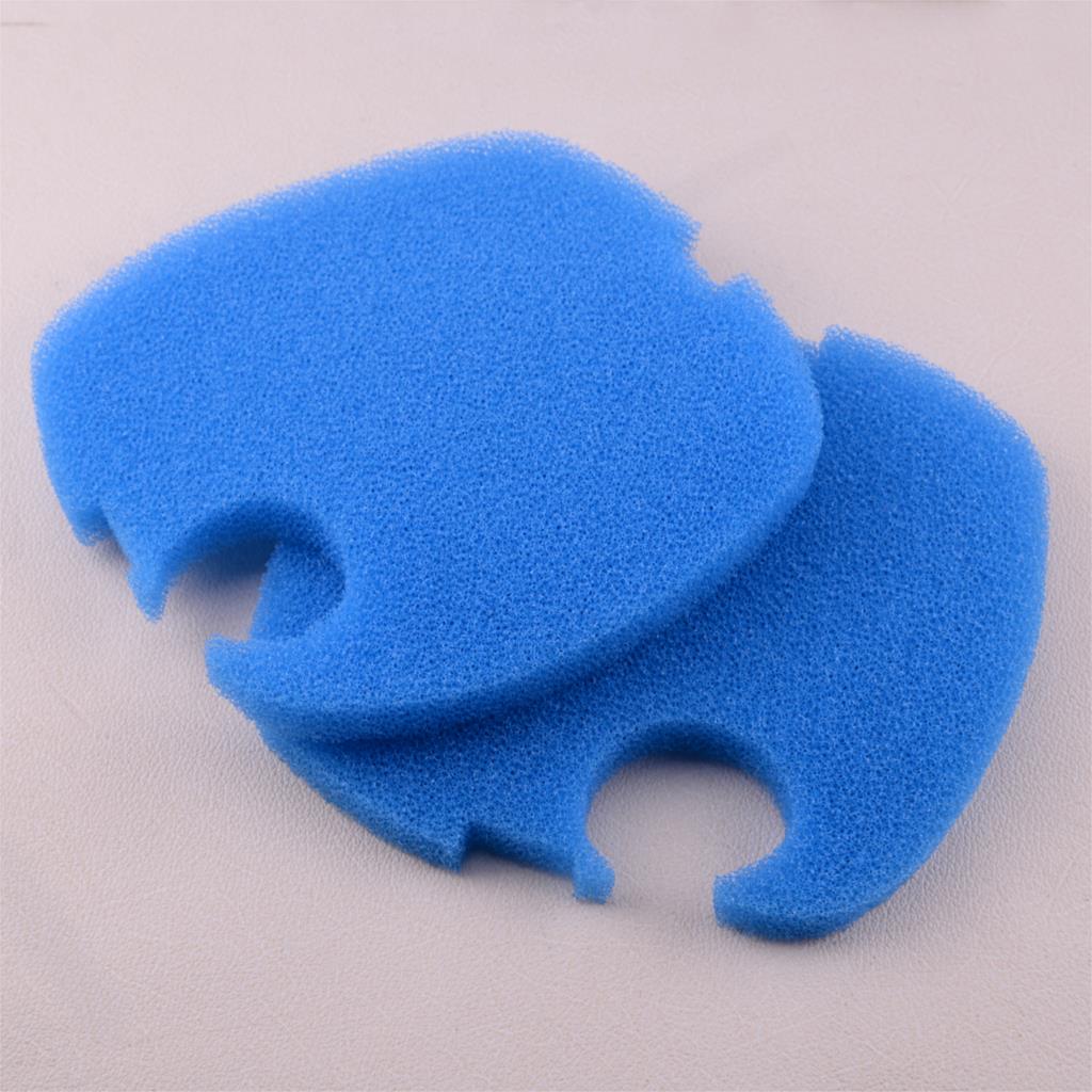 Marine Aquarium Hardscape - LETAOSK-almohadilla de filtro de acuario azul,