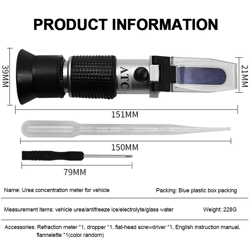Refractómetro de refrigerante  - Marine Aquarium Refractometer reseña y precio