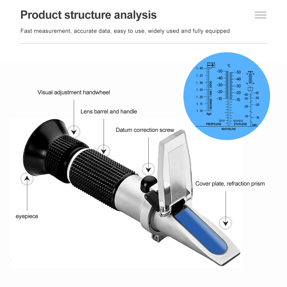 Refractómetro anticongelante 4 - Marine Aquarium Refractometer reseña y precio