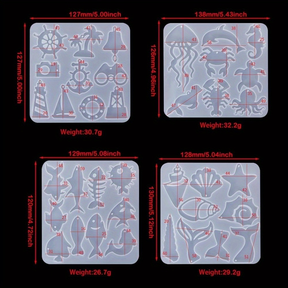El set de moldes para pendient - Aquarium Marine Fishes reseña y precio