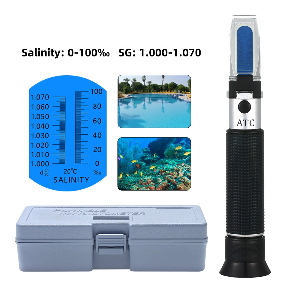 Refractómetro portátil para ac - Marine Aquarium Refractometer reseña y precio