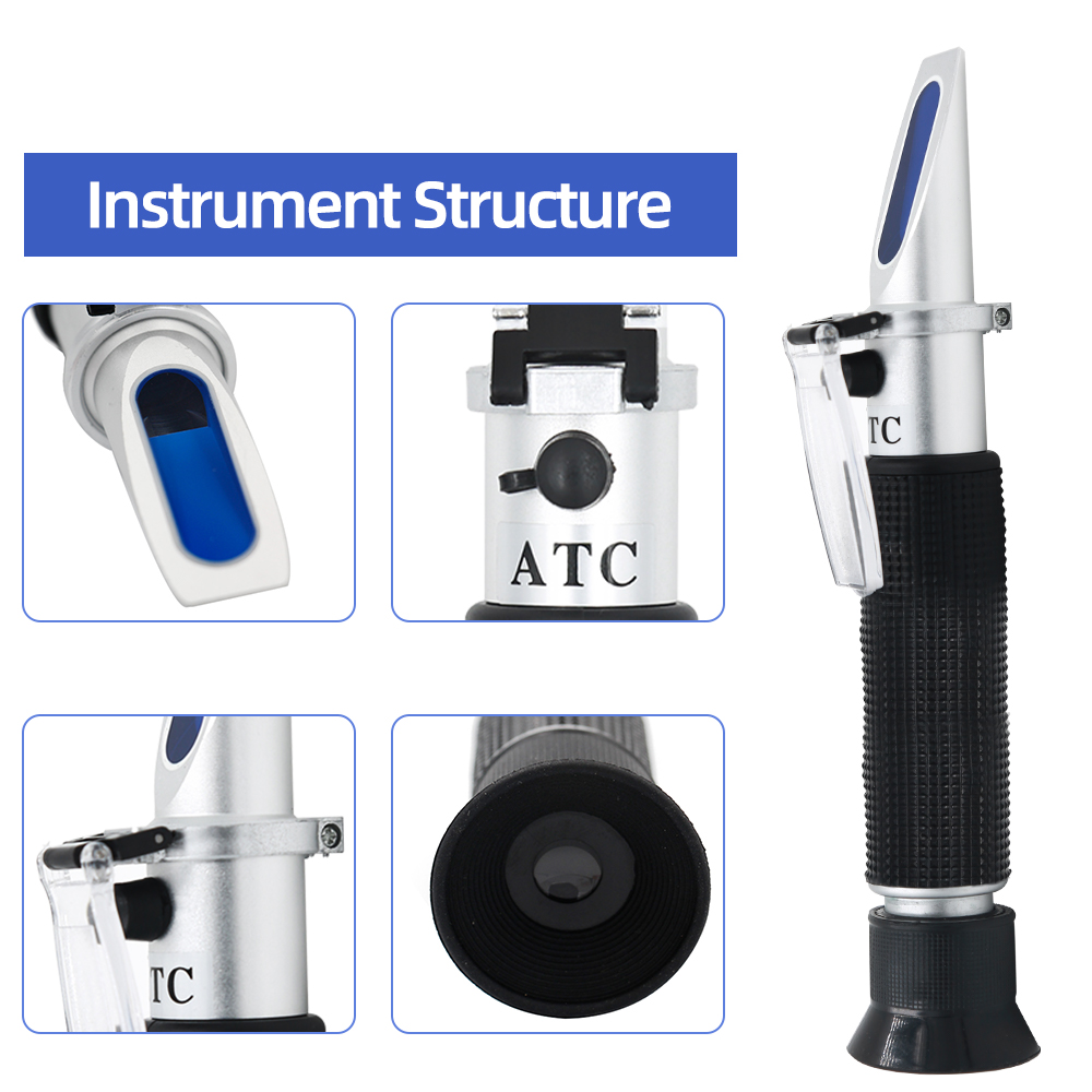 Refractómetro de azúcar Brix,  - Marine Aquarium Refractometer reseña y precio