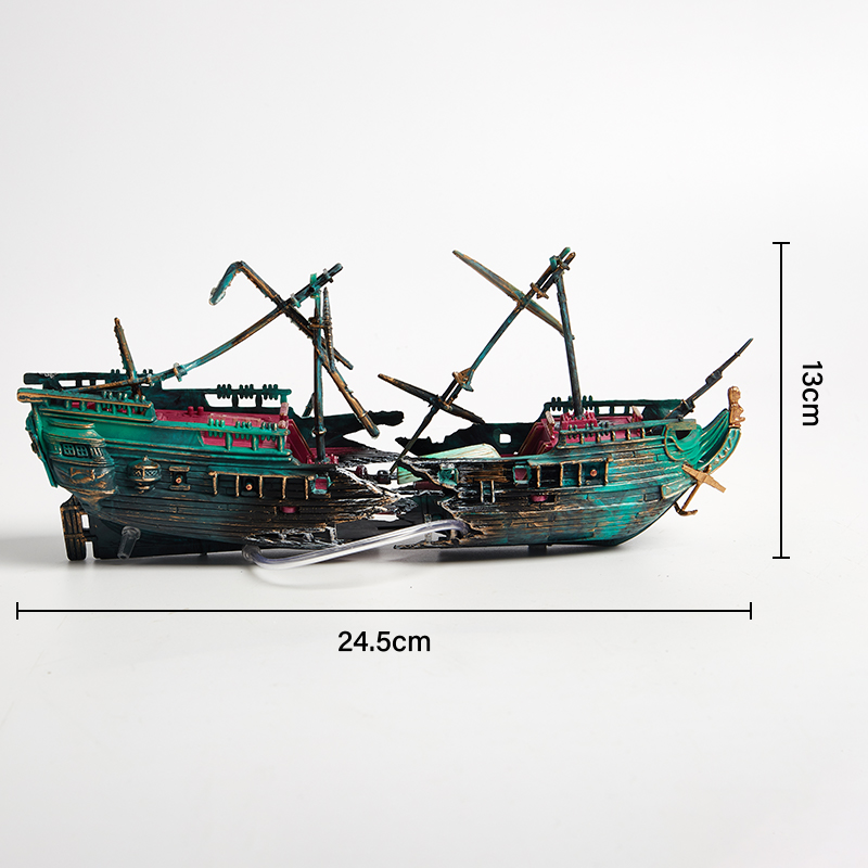 Adorno de resina para barco pi - Aquarium Marineland reseña y precio