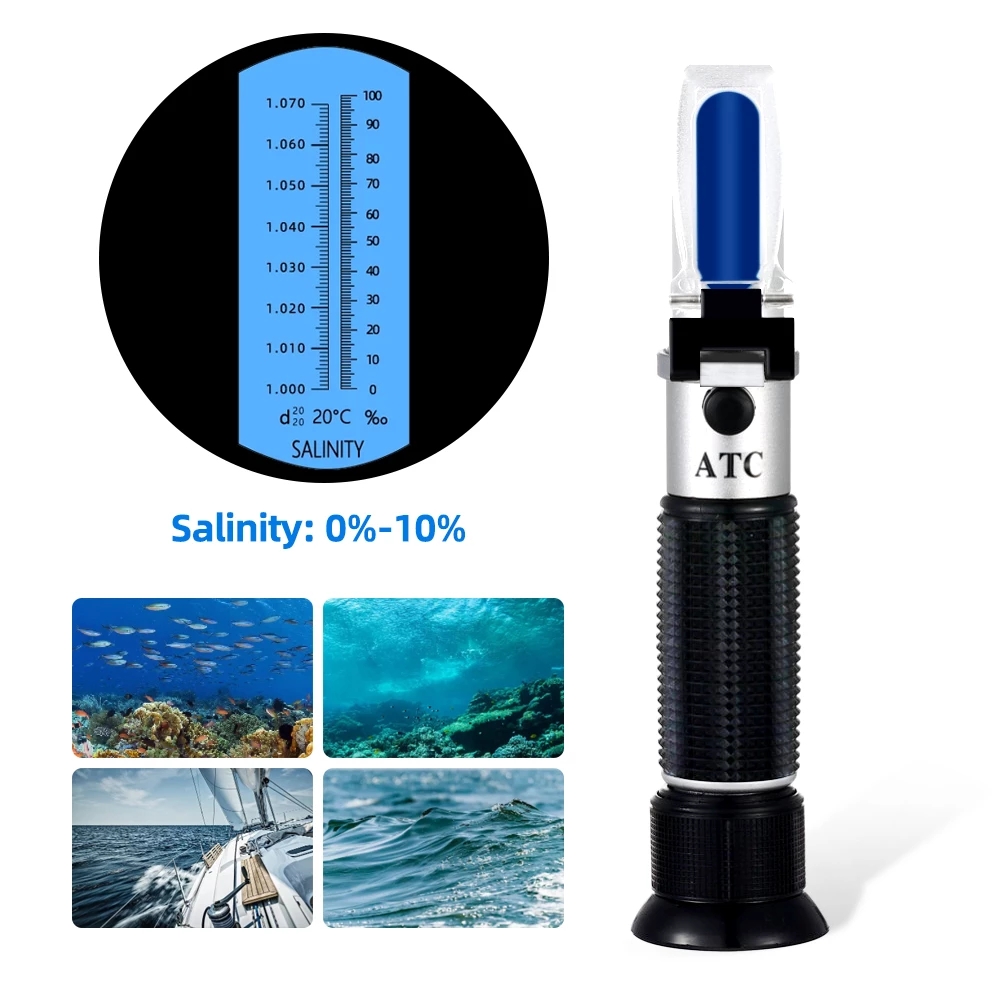 Refractómetro de salinidad 0-1 - Marine Aquarium Refractometer reseña y precio