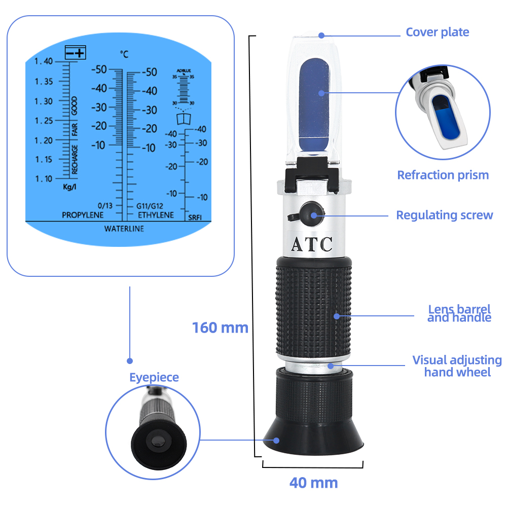 Refractómetro de mano 4 en 1 p - Marine Aquarium Refractometer reseña y precio