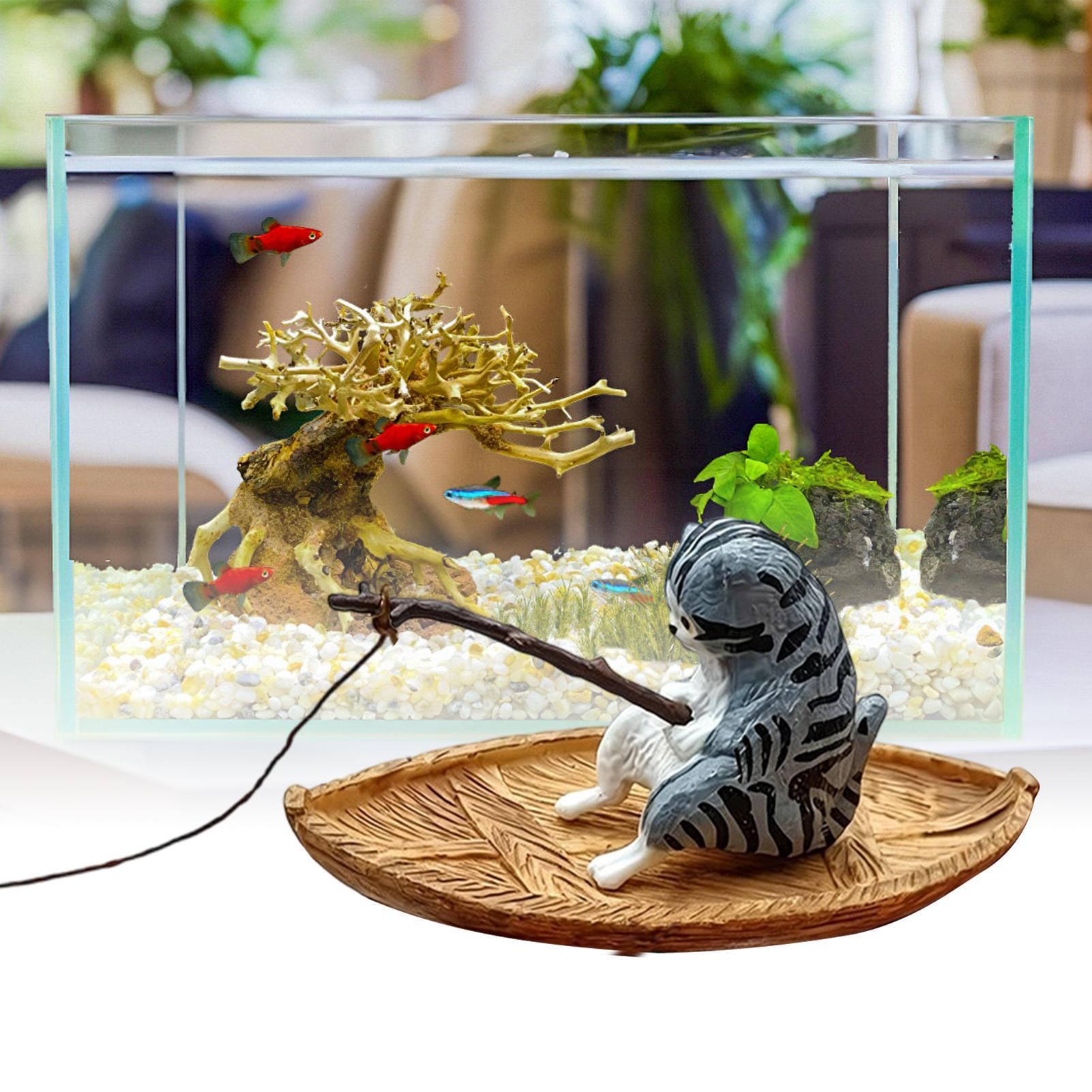 Adorno Creativo de Gato Pescad - Aquarium Marineland reseña y precio