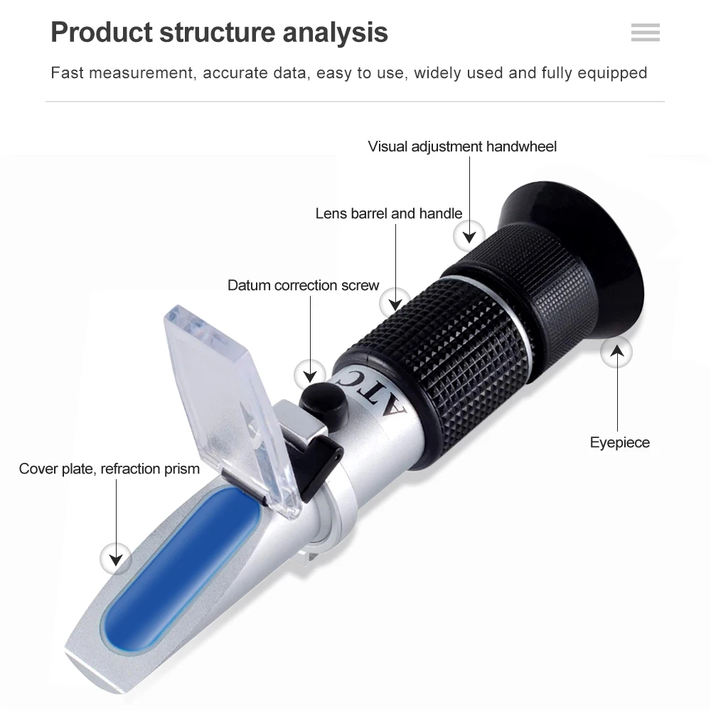 Refractómetro 4 en 1 para Anti - Marine Aquarium Refractometer reseña y precio