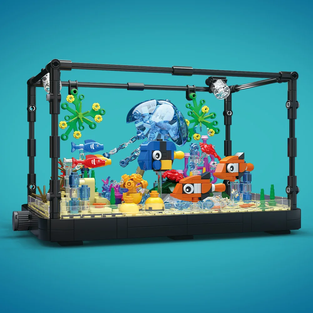 Juego de bloques de construcci - Aquarium Marine Fishes reseña y precio