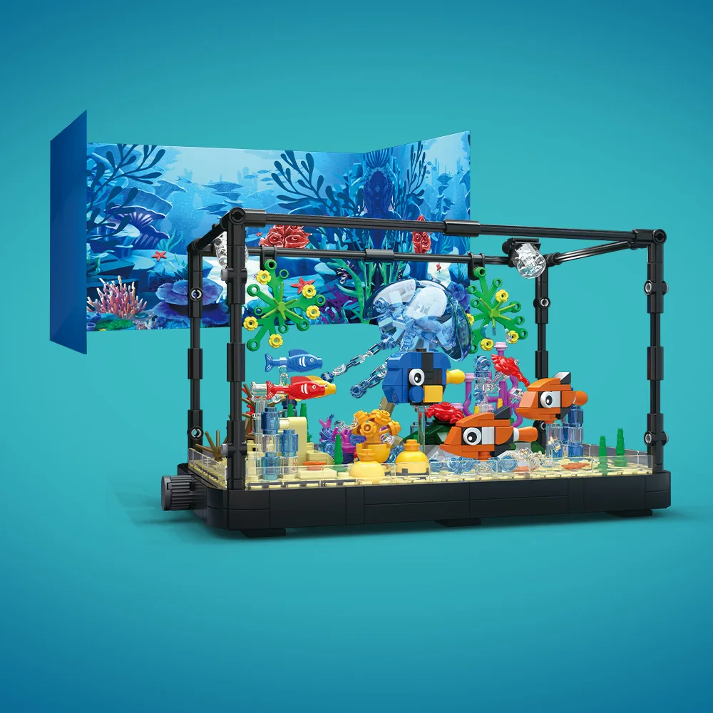 Juego de bloques de construcci - Aquarium Marine Fishes reseña y precio