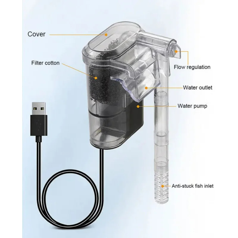 Nuevo filtro suspendido para p - Marine Aquarium Mini reseña y precio