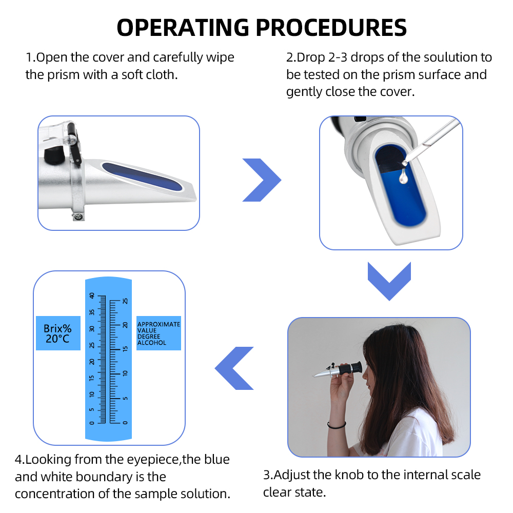 Refractómetro de azúcar portát - Marine Aquarium Refractometer reseña y precio