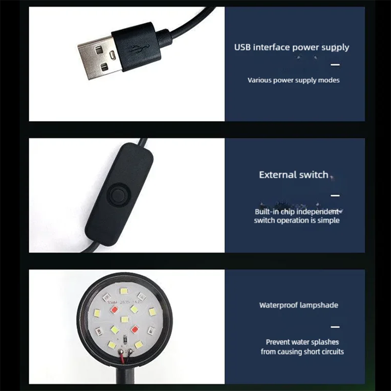 Lámpara LED USB con Clip para  - Marine Aquarium Mini reseña y precio